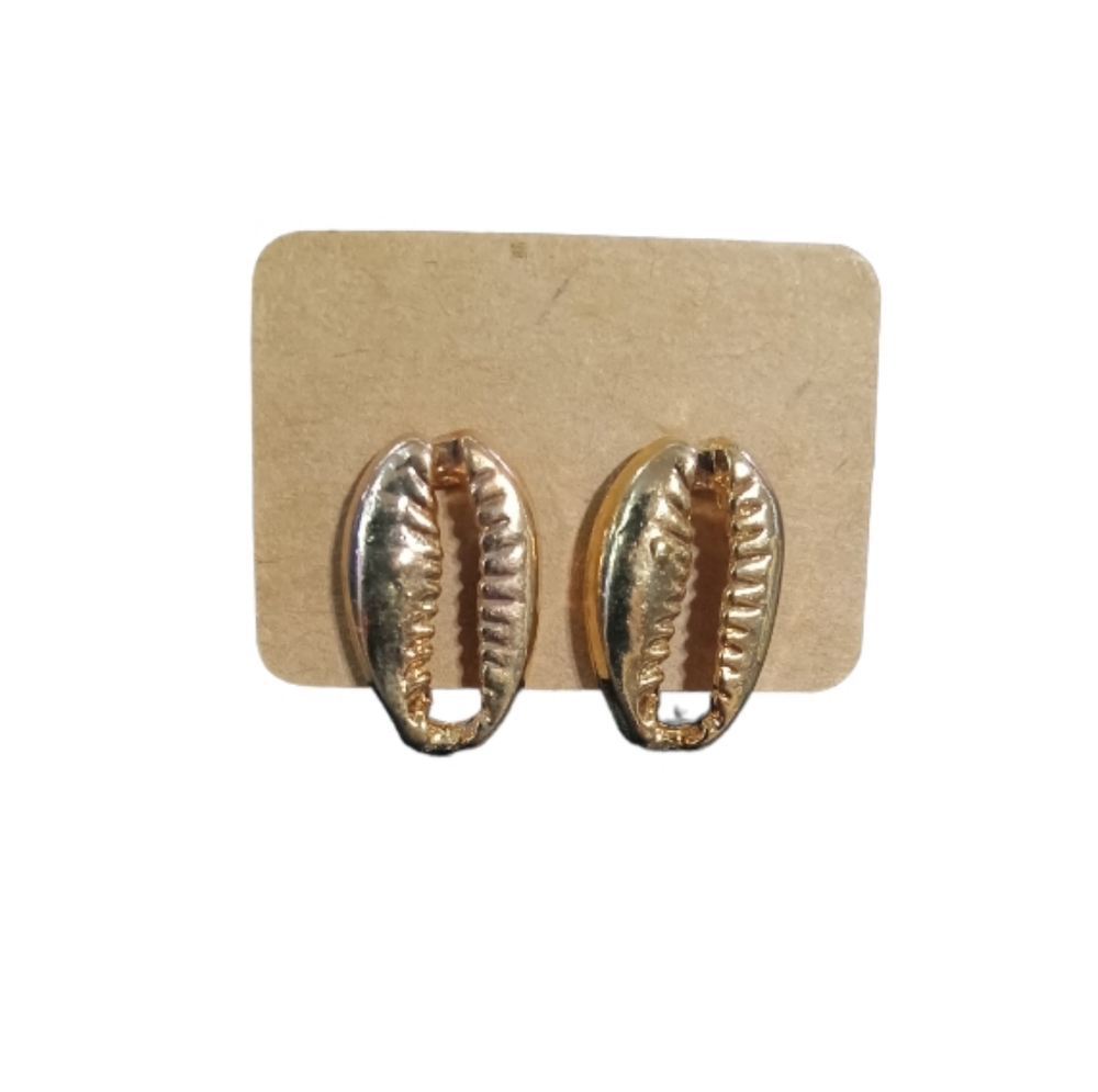 Gold Shell Earrings